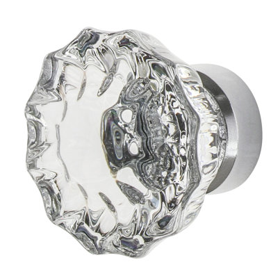 Crystal Geometric Cabinet Knob