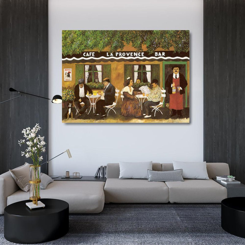 Café La Provence, 35" H x 48" W