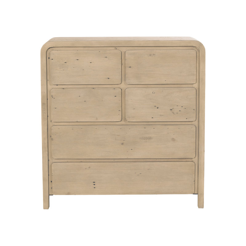 Commode 6 tiroirs Ola, brun