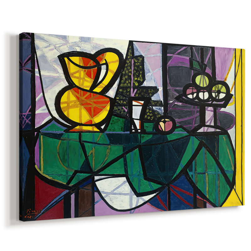 Nature morte au pichet (Nature morte au pichet) - Pablo Picasso - Toile tendue avec châssis - 1931, 32 x 48