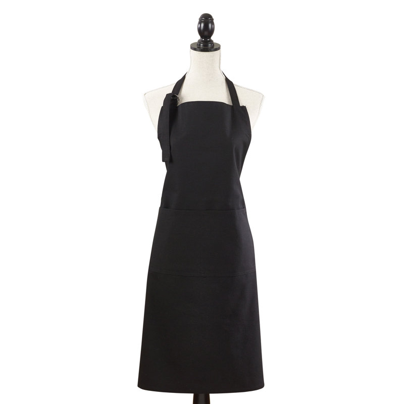 Tablier Denim Classic Cuisine, Noir