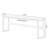 Burlywood Rectangular Solid Wood + Metal desk-1120530318