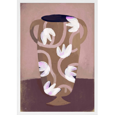 Flowered Vase Print by Marco Marella