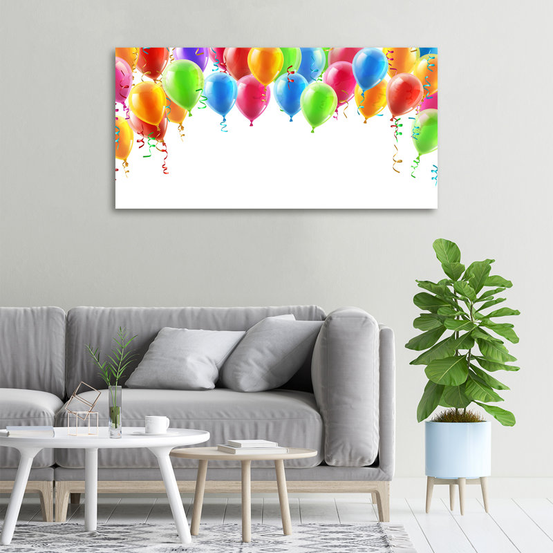 Colourful Balloons - Wrapped Canvas Print