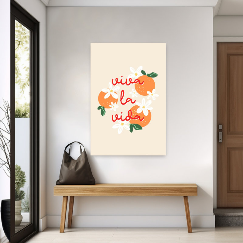 Art mural Viva La Vida, H 60 po x l 40 po