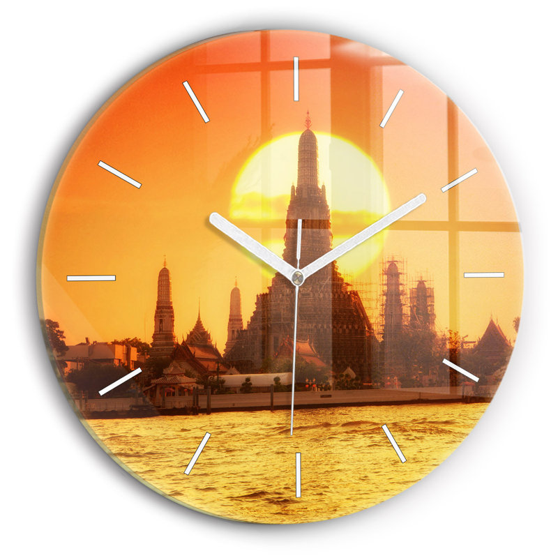 Glass Wall Clock