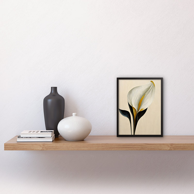 Elegant Modern Calla Lily - Single Picture Frame Print
