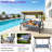 Porch Swing Cushions With Backrest, 4" Thicken Waterproof Outdoor Bench Cushion, Only Cushion-799062580-799062578