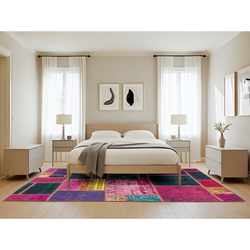 Abstract Indoor Rug, Rectangle 5' x 8'