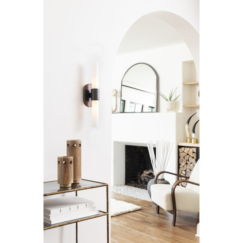 Dixon 2 - Light Armed Sconce, Polished Nickel