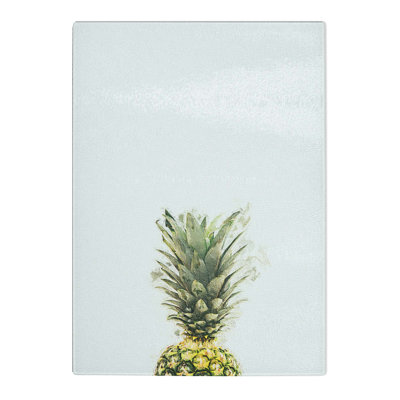 Glass It's Pineapple Time Chopping Board