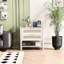 Table de chevet étroite en rotin avec 2 tiroirs et tablette de rangement Boho-215888415