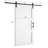 84'' Solid Manufactured Wood Barn Door with Installation Hardware Kit-96677834