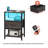 Modern LED Nightstand With Charging Station & Adjustable Fabric Drawer-1795125391