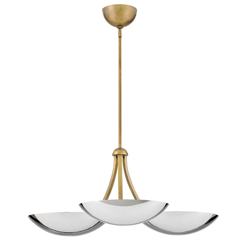 Glenn 3 - Light Chandelier, White