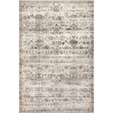 Aitana SpinClean Floral and Paisley Machine Washable Area Rug