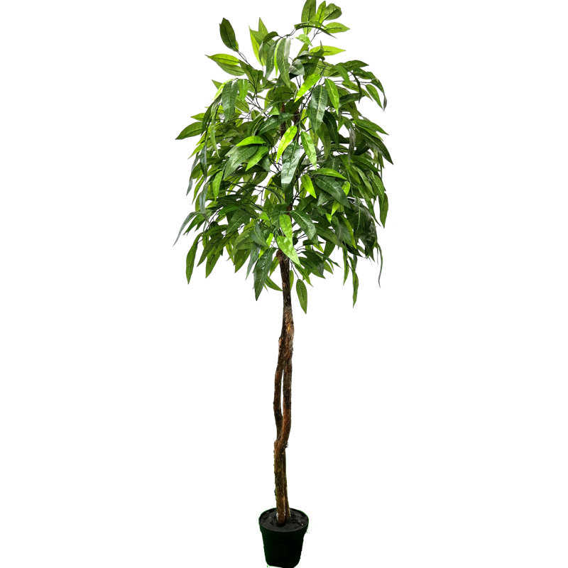 Hand-Made Primrue All Seasons 6'' Artificial Mango Tree
