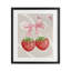 «Feminine Strawberry Pearls», reproduction sous verre encadrée, conception de Jesse Keith-1697132477-1697132474