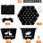 27.5" Collapsible Wood Fire Pit For Patio, Backyard, Camping, Bbq, Picnic With Carry Tote Bag