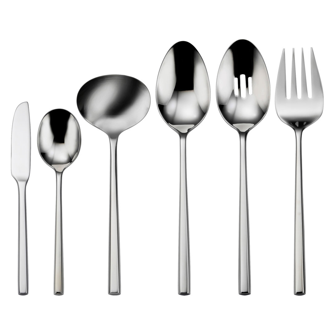 Oneida Diameter 6 Piece Flatware Serving Set, 18/10 Stainless Steel Oneida