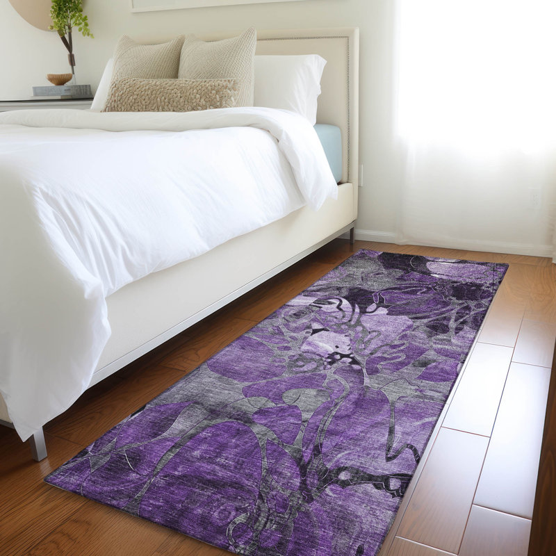 Altair Synthetic Floral Indoor / Outdoor Rug, Runner 2'3" x 7'6"