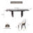 Keavion Marble Top Double Pedestal Dining Set