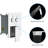 Dual Shower Head System - 10 Inch Square Wall Mounted Kit