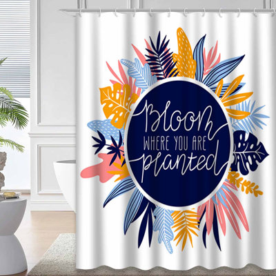 Rideau de douche Wild Tropical Bloom