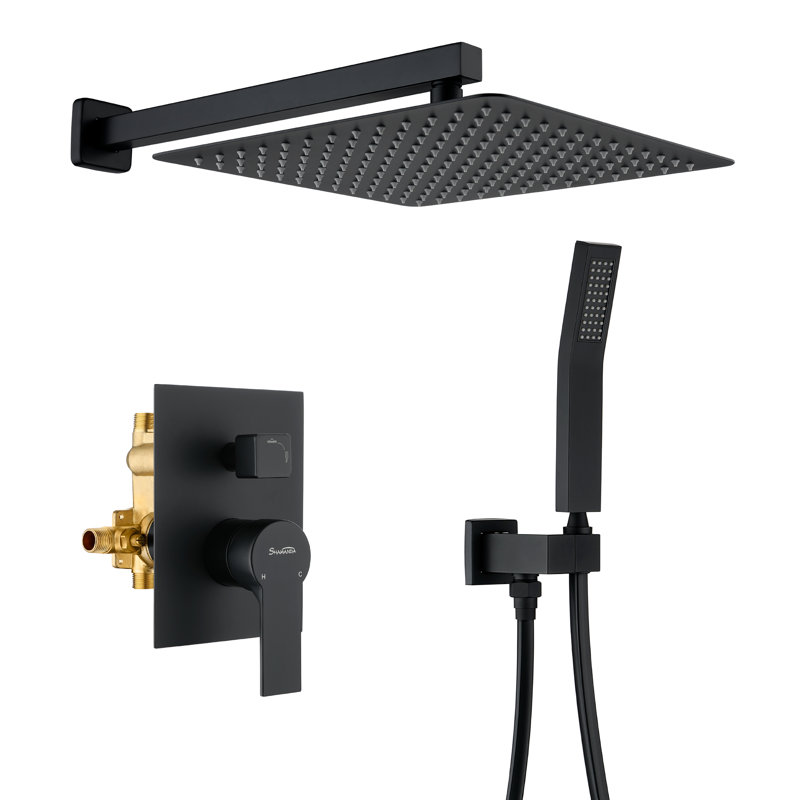 All-In-One Kit with Rough in-Valve, Black