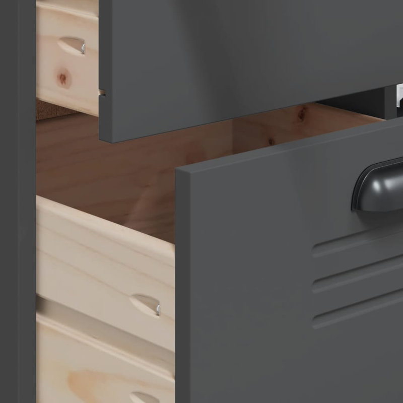 Akaia 80cm Sideboard, Anthracite Grey