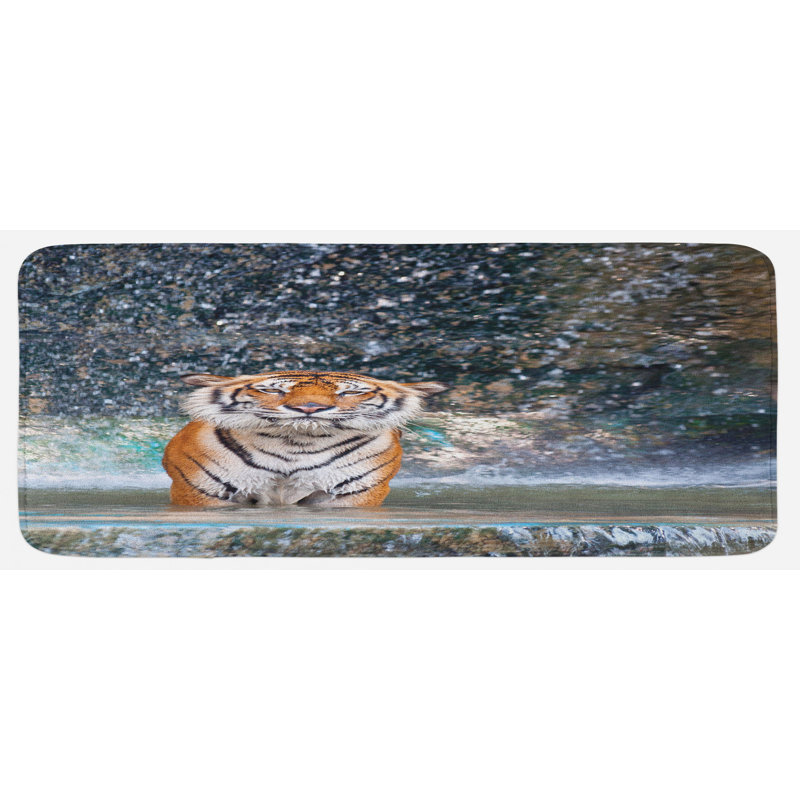 Eclectic Polyester Kitchen Mat