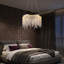 Lustre à tambour octogonal en cristal K9 chromé de 40,6 cm (16 po), suspension moderne en verre transparent 3CCT