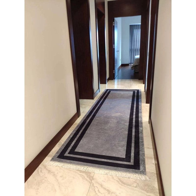 Tapis Masanao avec envers antidérapant, Tapis de couloir 2 pi 7 po x 13 pi 1 po