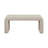 Charming Boucle Waterfall Bench For Stylish Spaces And Relaxation.-1232834877
