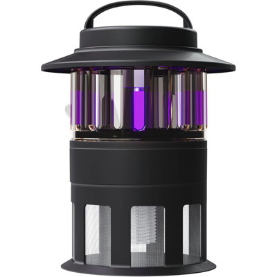 Mosquito Trap, Bug Zapper With 1000v Grid And Suction Fan, Insect Trap For Flies, Gnat & Moth, Portable Flying Insect Killer For Backyard, Patio
