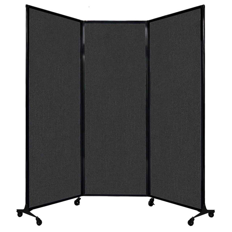 Cloison portable QuickWall, Papaye, 80"H x 100"L