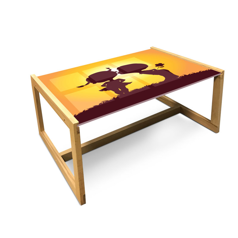 Irodita Sled Coffee Table, 90cm H x 62cm W x 40cm D