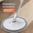 Microfiber Spin Mop Bucket Set Hands-Free Washing