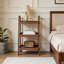 Banc de rangement en chêne, étagère à chaussures en bois de hêtre à 3 niveaux pour le vestibule, rangement de qualité supérieure pour la salle de bain, le salon, la chambre à coucher, le couloir, le patio-130480490