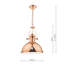 Ian 1 - Light Dome Pendant-36017312-36017315