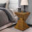 Weott Concrete Top End Table