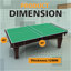 Table de tennis de table pliable et portable 7 * 4Ft-120893747-120893743