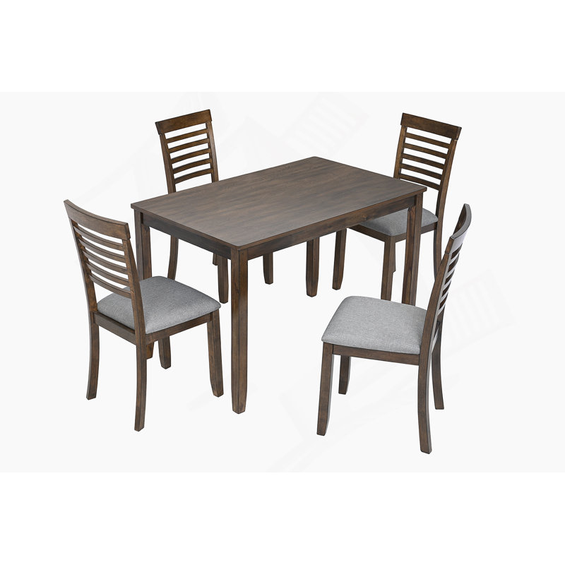 Table de salle à manger rectangulaire pour 4 personnes, table de salle à manger pour petits espaces