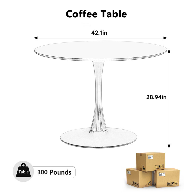 31,5 po Plateau de table en marbre, Blanc, 42.1