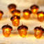 Décorations d'automne en forme de guirlande 3D avec lumières et guirlande à piles avec télécommande et minuterie 10 pi 30 Leds