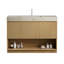 Freestanding Standard With Engineered Stone Top-344978027