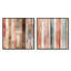 Molina - Ensemble de 2 collages carrés à formes abstraites-101862351-101862352