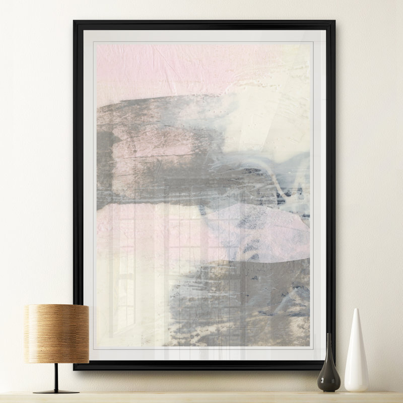 " Sweet Calm I ", 18.5" H x 24.5" W x 1.5" D, Black Framed