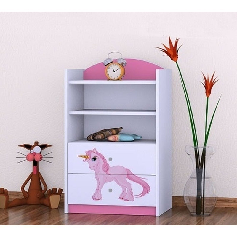 Katelyn 96cm H X 60cm W Animals Kids Cube, Pink