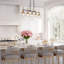 Loram 5 - Light 36" Wide Kitchen Island Linear Pendant